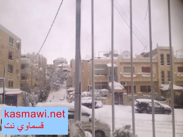 بالصور: الأردن ترتدي الحلة البيضاء والمرتفعات الشمالية تتغطى بالثلوج